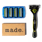 Our World Famous 'Made' Razor W/ 4-Pack